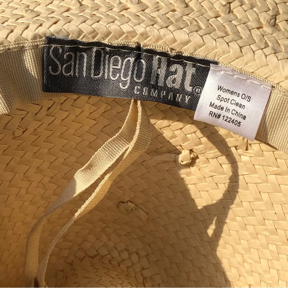 San Diego Hat Company The Out of Office Fedora for Women Ivory Paper Black - Image 6