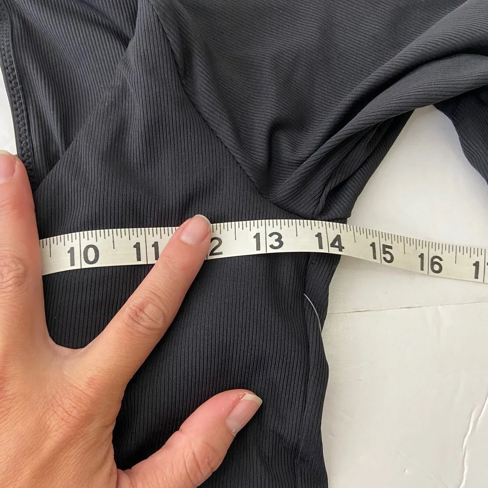 SANCTUARY Color Block Long Sleeve One Piece Cutout Swimsuit Women’s Small ($119) - Image 9