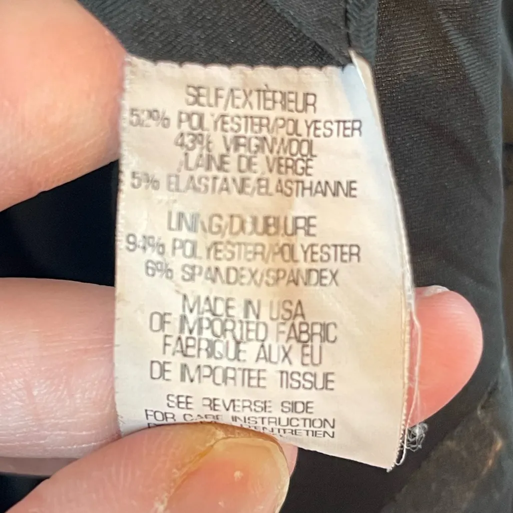 Theory Classic Black Mini Dress - Image 5