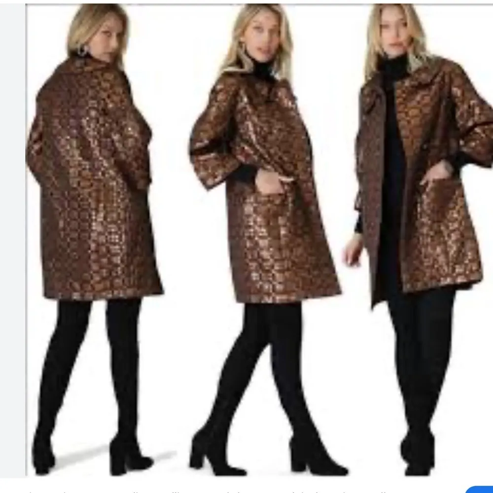 Vertigo Paris Color Rain Merlot Jacket Coat - Image 12