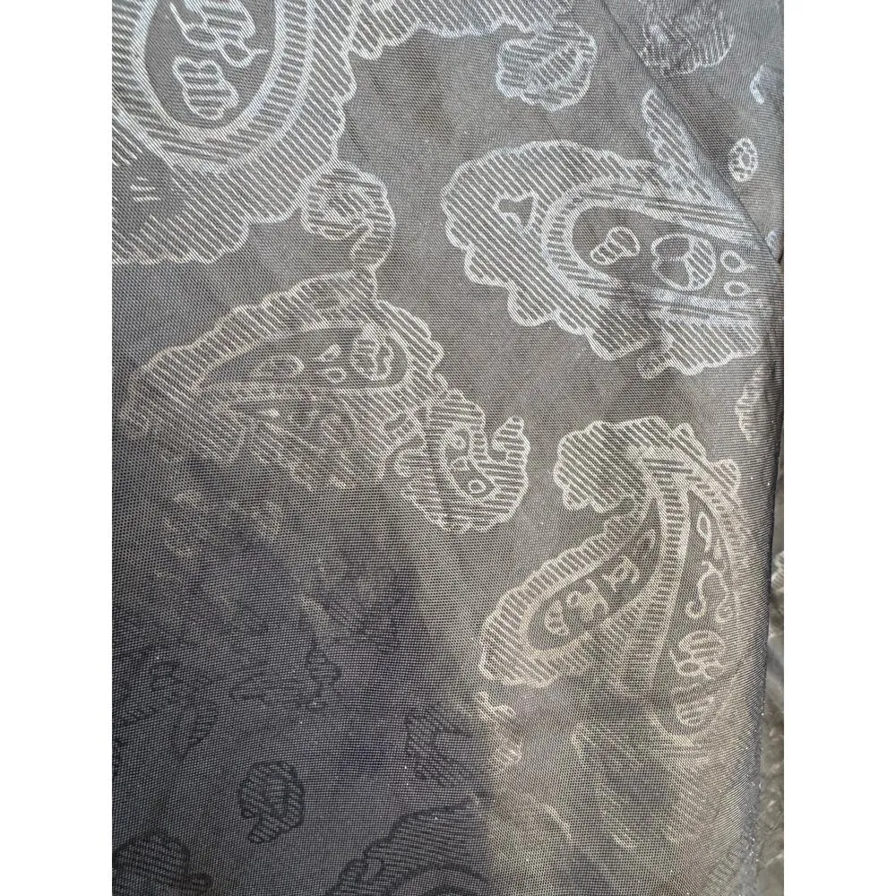 Vtg Sia Bellini black Floral Jeweled Rabbit Hair Wool Blend Cardigan Large - Image 14