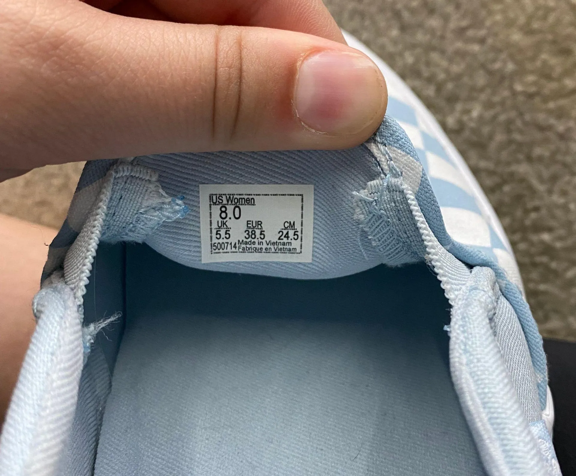 Vans Checkered Slip-Ons - Image 4