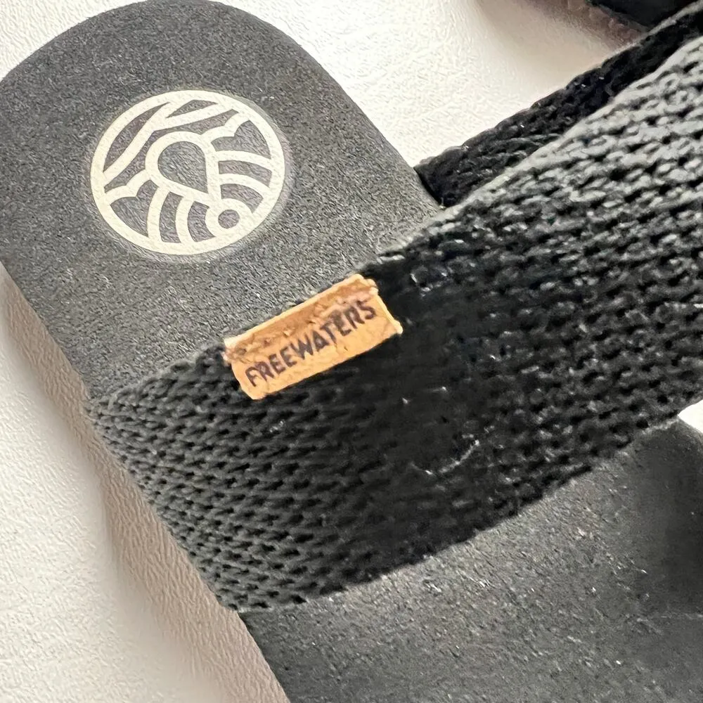 Freewaters Women’s Double. Strap Supreem La Jolla Black Sandal Sz 7 - Image 7