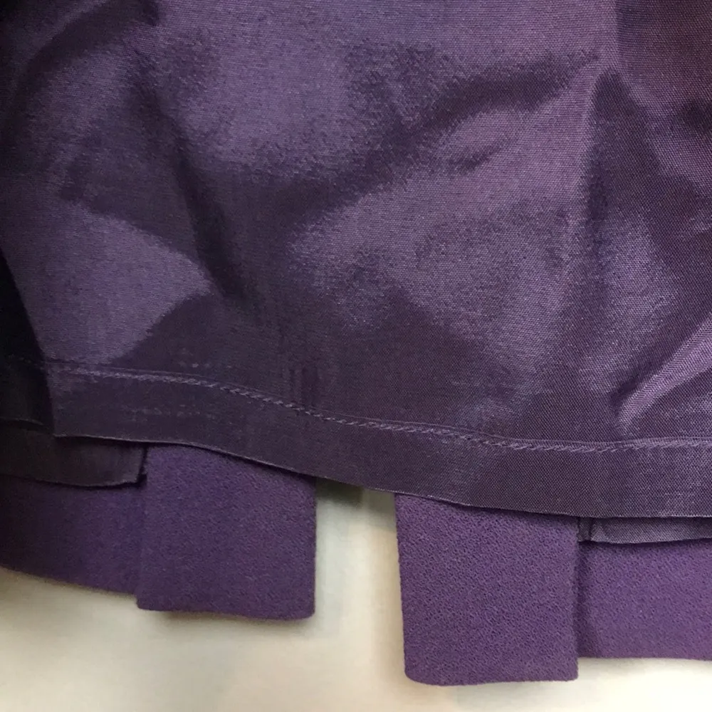 VTG Adrianna Papell Women’s Evening Formal Office Purple Blazer Maxi Skirt Set - Image 15