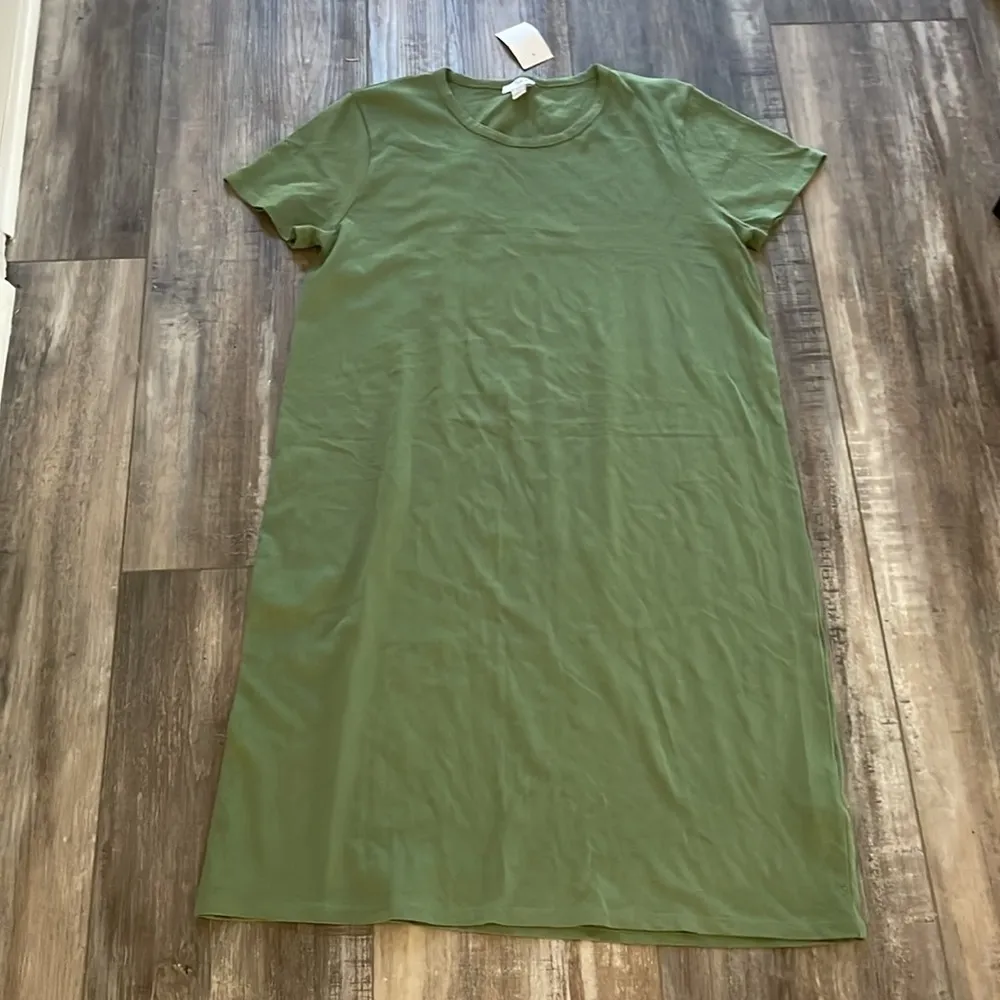 J. Crew Green Tee Shirt Dress Small NEW - Image 4