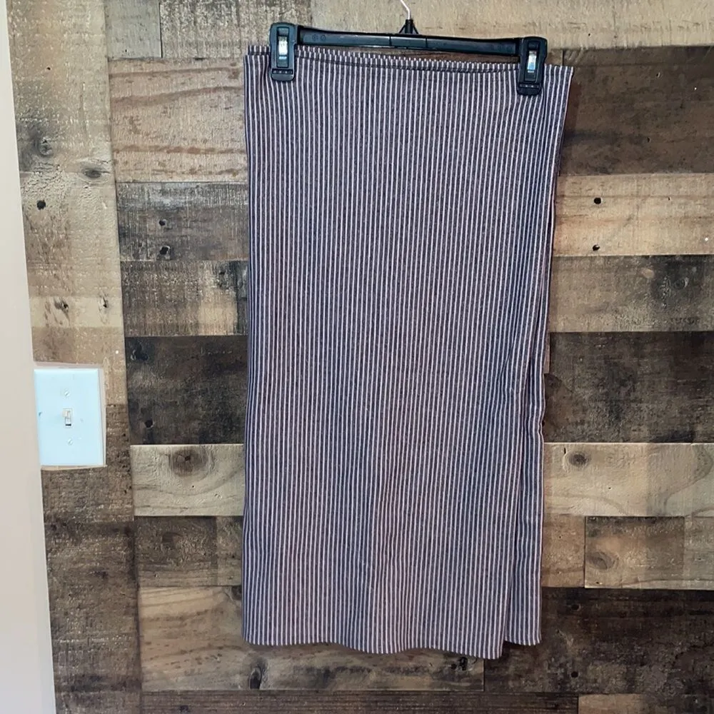 Lululemon Vinyasa Scarf *Rulu Hyper Stripe Mauvelous Heathered Black Gray - Image 2