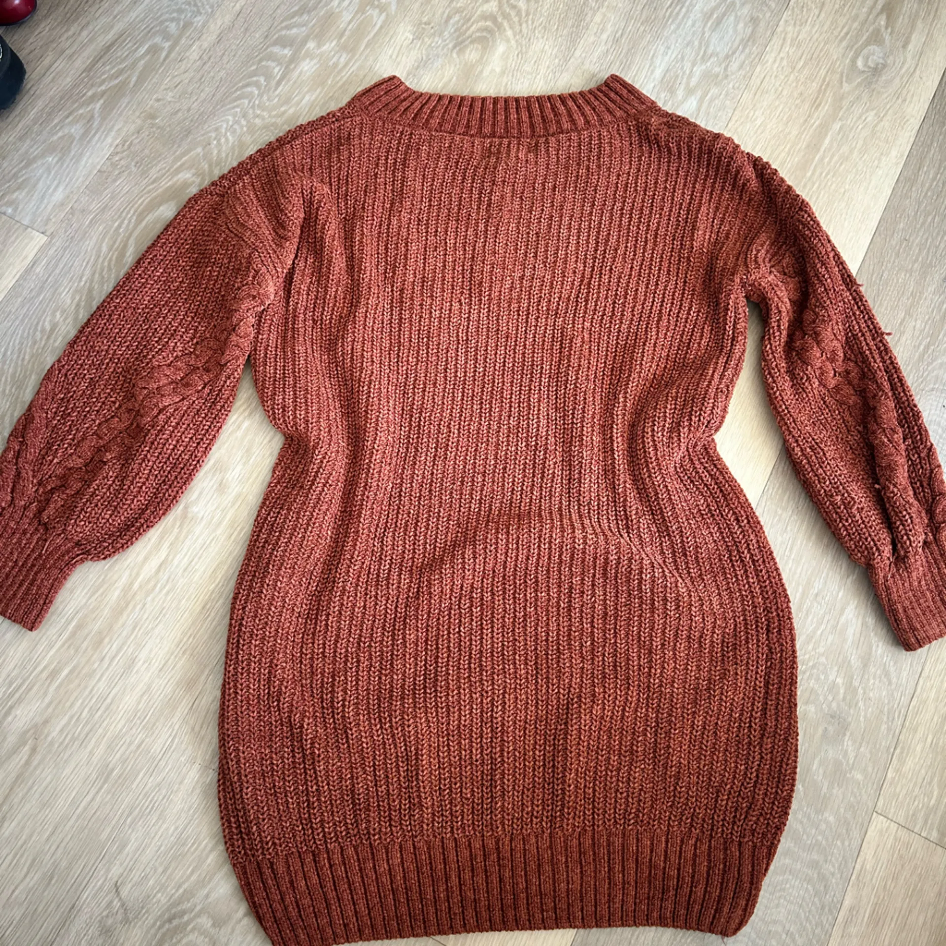 Chunky Knit Sweater Dress XS/S Brown Size undefined - Image 6