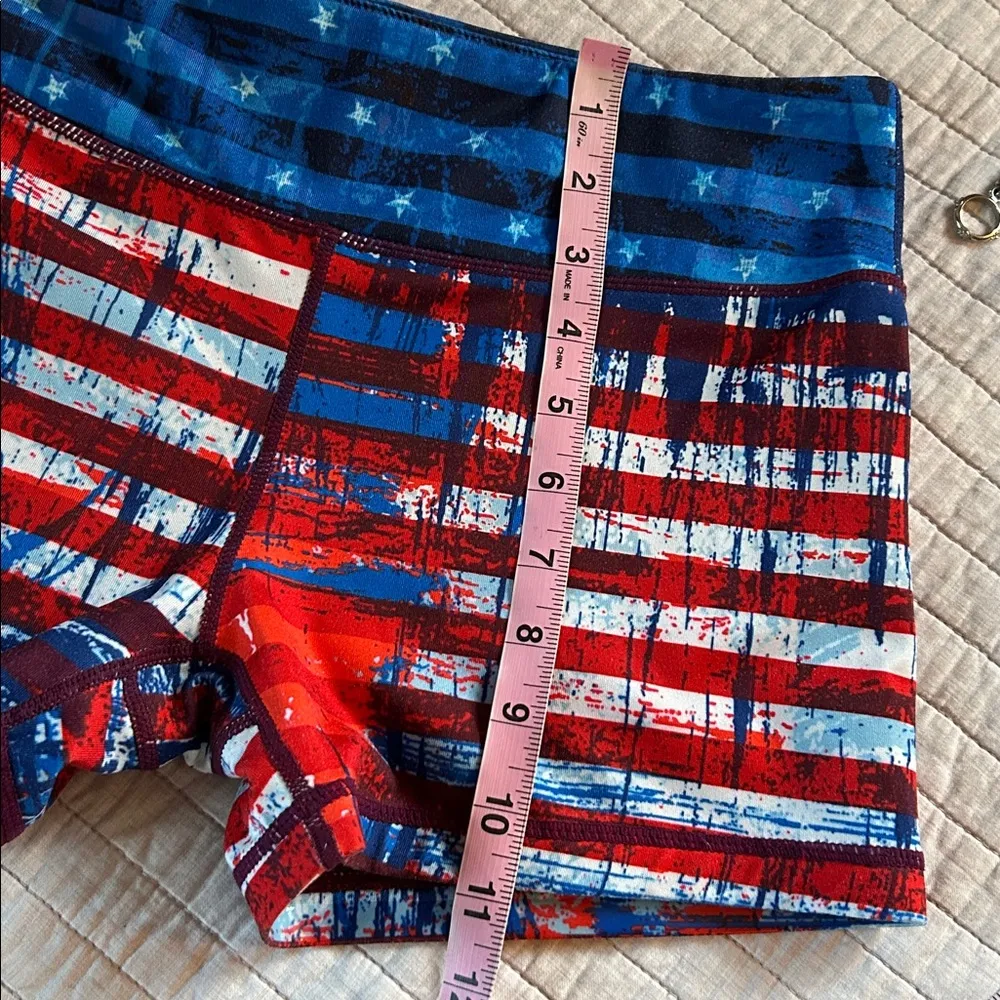 IAB MFG 8 med USA flag red white blue CrossFit workout training gym shorts​ - Image 12