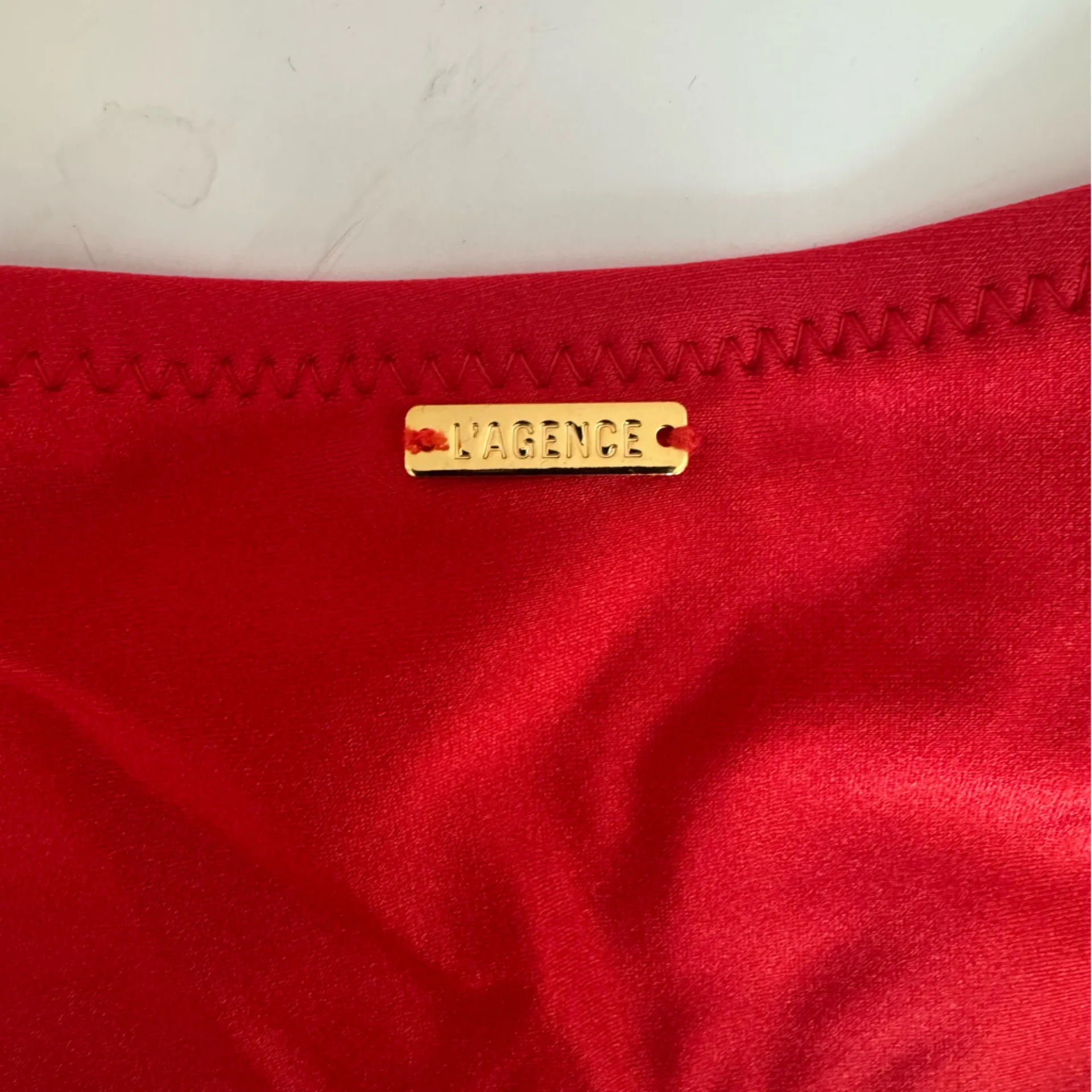 NWT L’Agence Jean Bikini Bottoms Red Rouge XS - Image 7