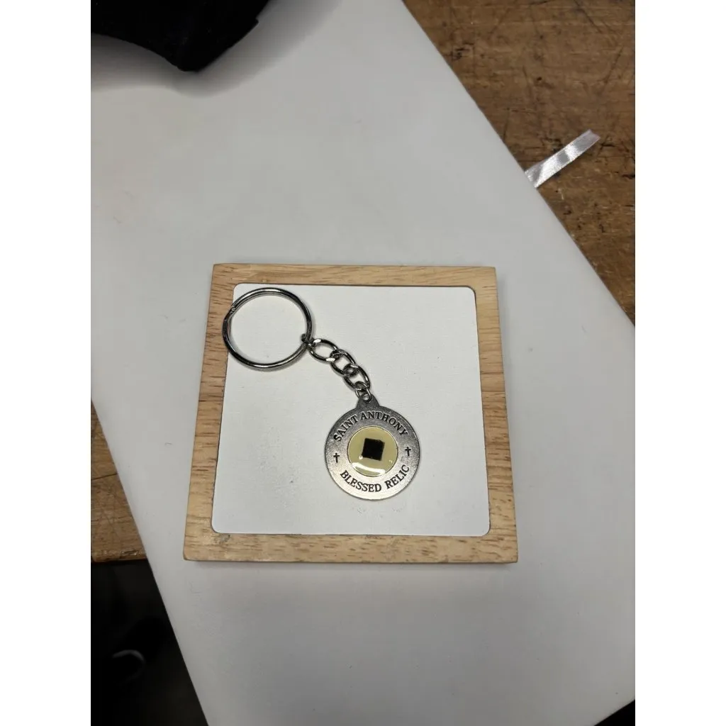 Saint Anthony Blessed Relic Keychain With Double - Image 8