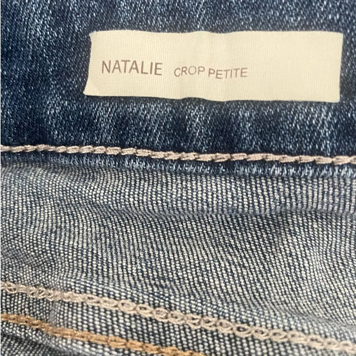 Kut From The Kloth Jeans‎ Women Natalie 12 Petite Blue Cropped Cotton Comfort - Image 2