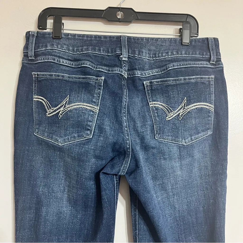 Wrangler Jeans Women's 13x34 Boot Cut Denim Dark Wash Stretch Western 09MWZDO‎ - Image 9