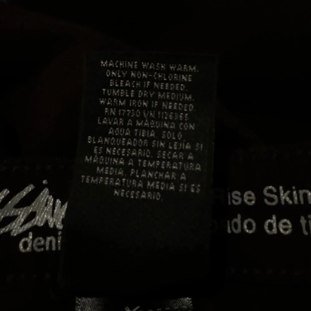 Mossimo SZ 18S SHORT High Rise Skinny Jeans Stretch Zip - Image 8