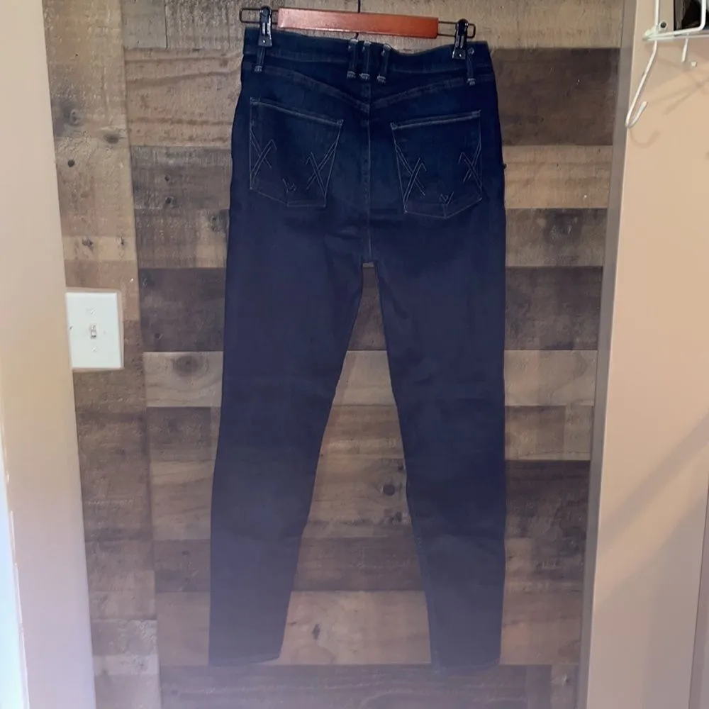 Anthropologie McGuire Dark Wash Newton Skinny Jeans - Image 8