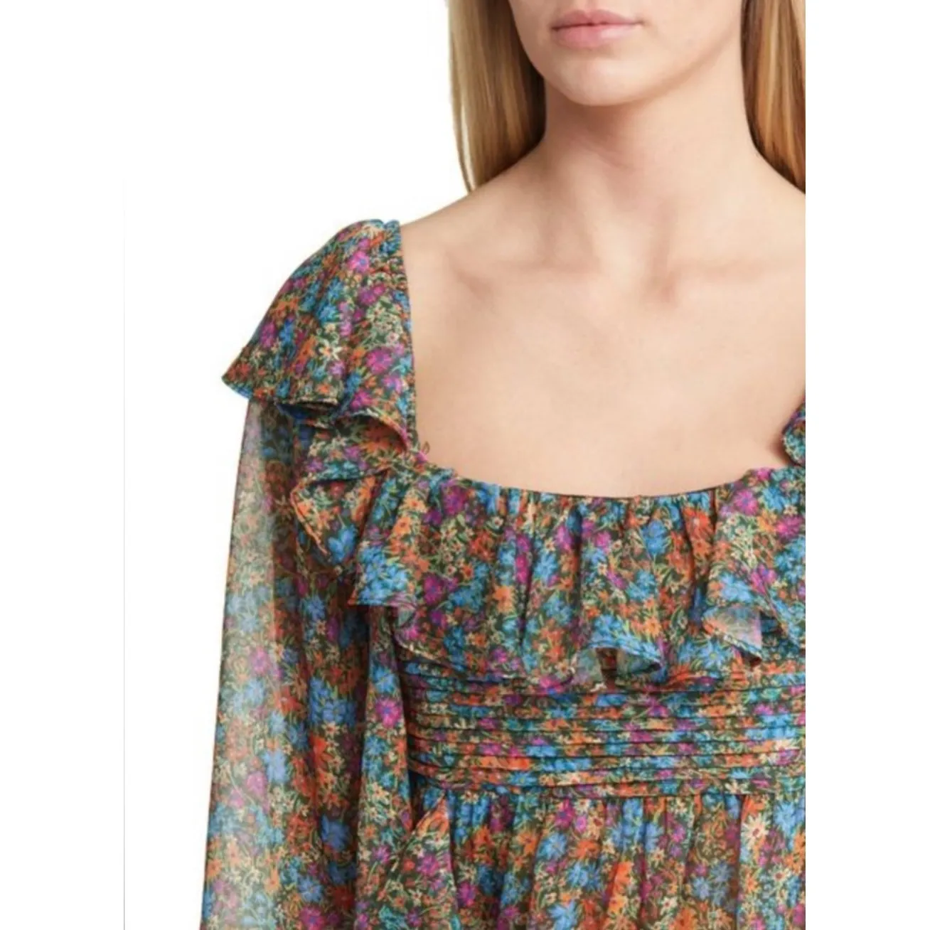 NWT For Love and Lemons Brittany
Midi‎ Ditsy Floral Midi Dress Sz Small $265 - Image 4