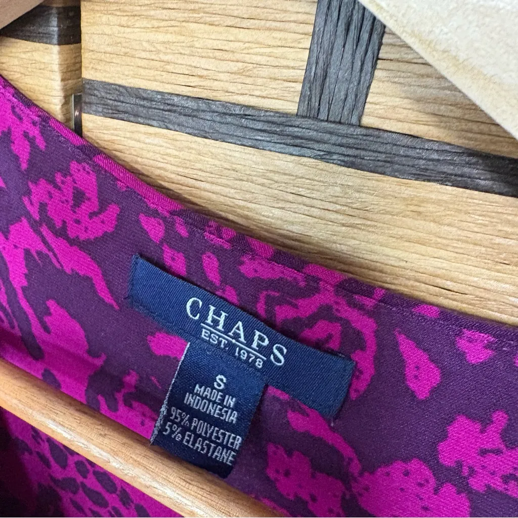 CHAPS ‎ Purple Dress Size Small - Image 6