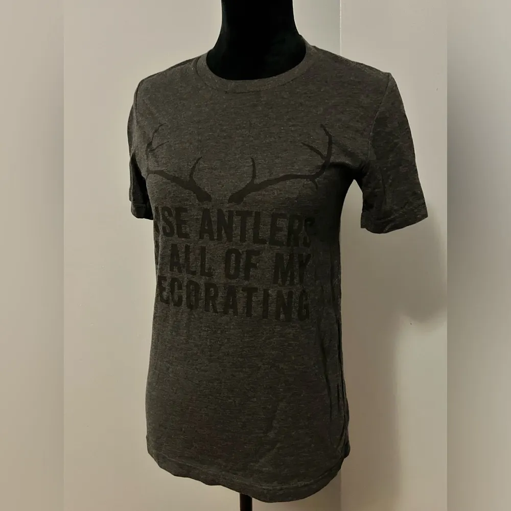 T-shirt, Antlers Quote, Size S - Image 3