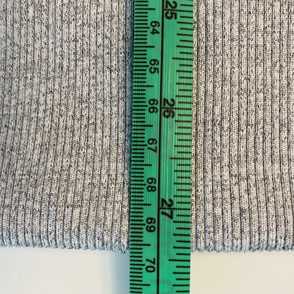 Burton Minx DryRide Full Zip Longline Jacket Sweater Fleece Heather Grey Large - Image 7