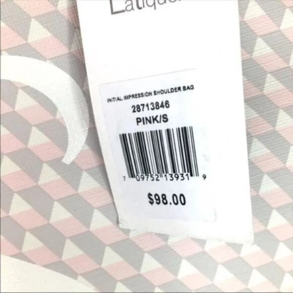 LaTique Initial S Shoulder Bag Purse - Image 3