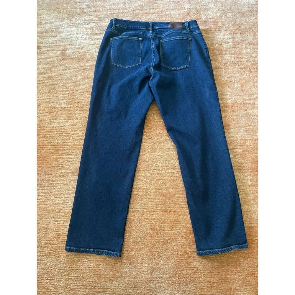 Lauren Ralph Lauren Dark-Wash Modern Straight Curvy Jeans - Image 3