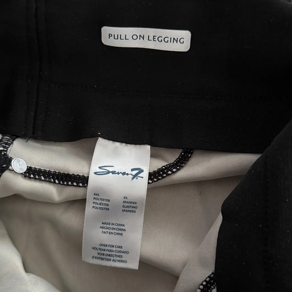 Seven7 🤎🖤Black and Brown Patterned Leggings - Image 5