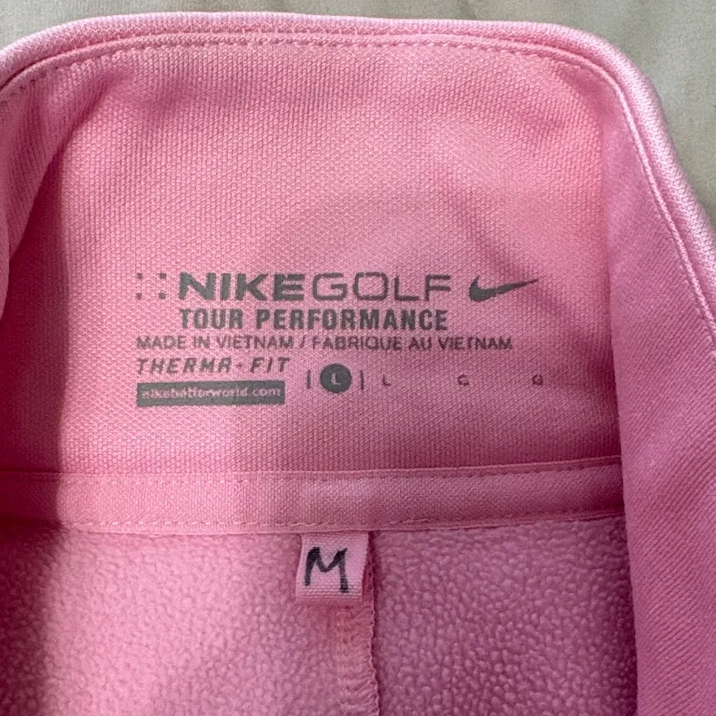 Nike Pink Women's Quarter Zip - Image 6