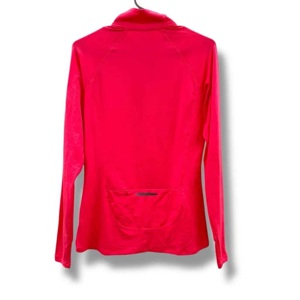 Under‎ Armour HeatGear Hot Pink Long Sleeve 1/2 Zip Activewear Jacket Sz M - Image 2