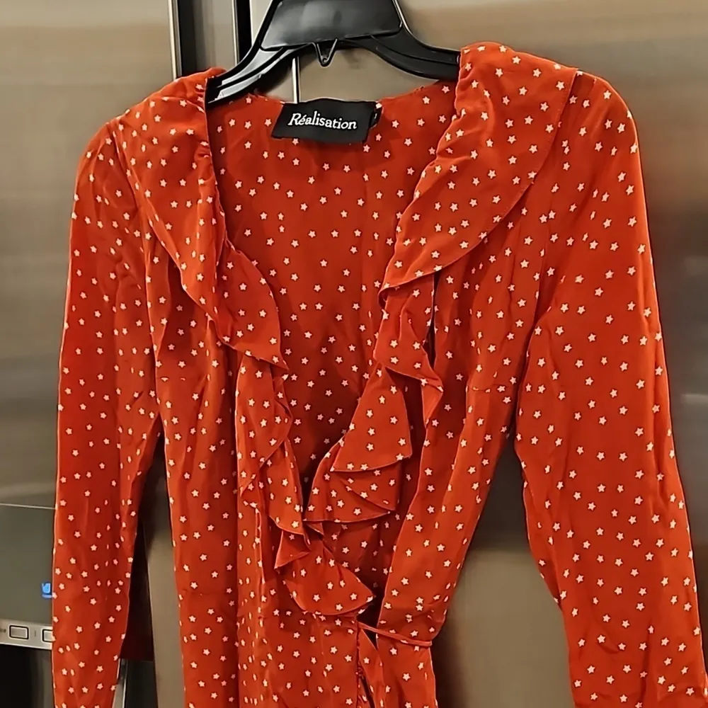 💕REALISATION PAR💕 The Alexandra Dress ~ Red Star Print XS - Image 13