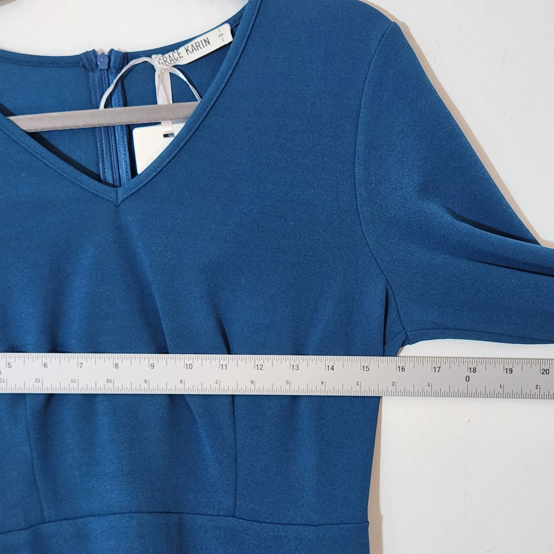 Grace Karin Blue Sheath Dress Size Small NWT Wedding Guest Dress - Image 7