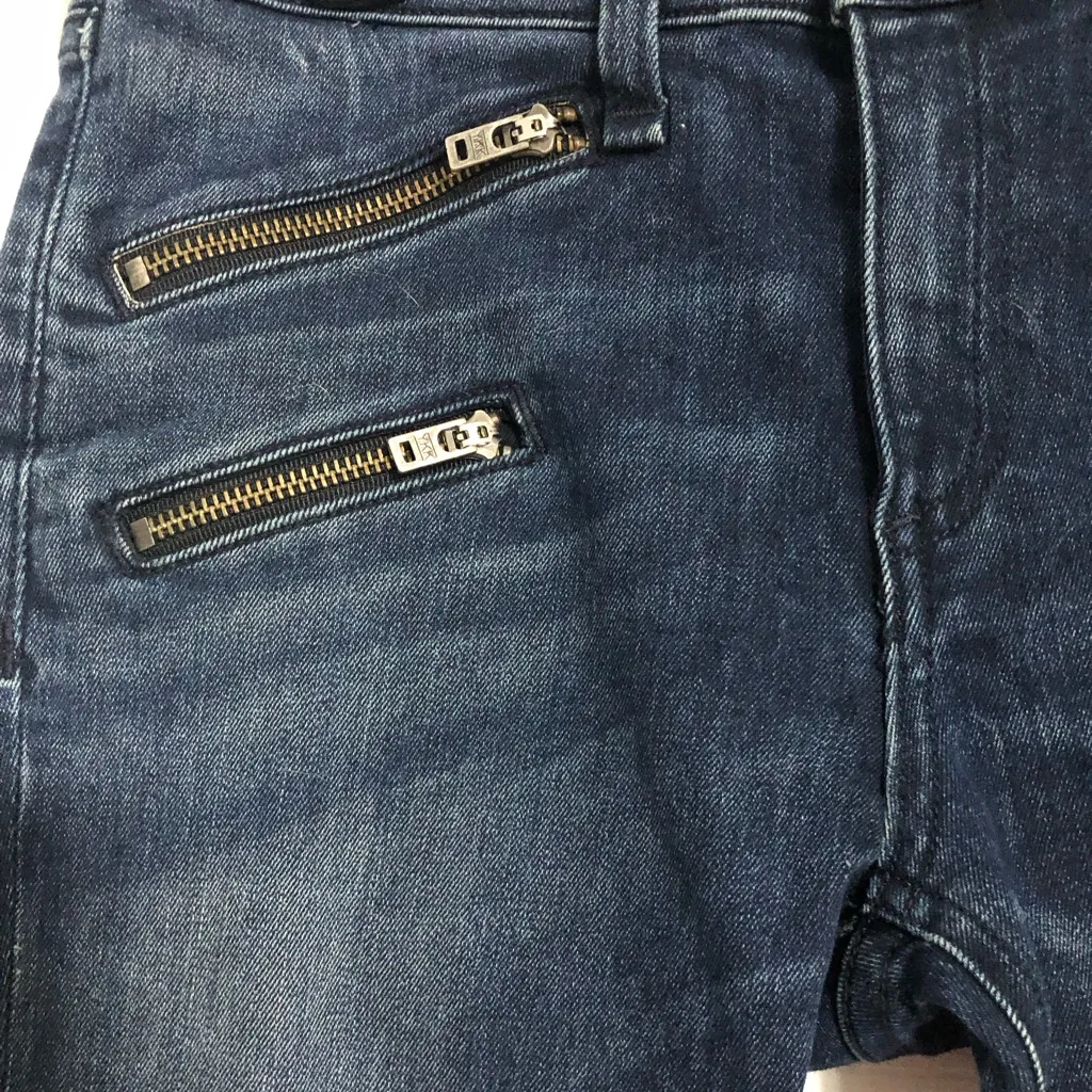 Rag & Bone jeans women’s‎ zipper pocket & ankle skinny high rise jeans. size 28 - Image 4