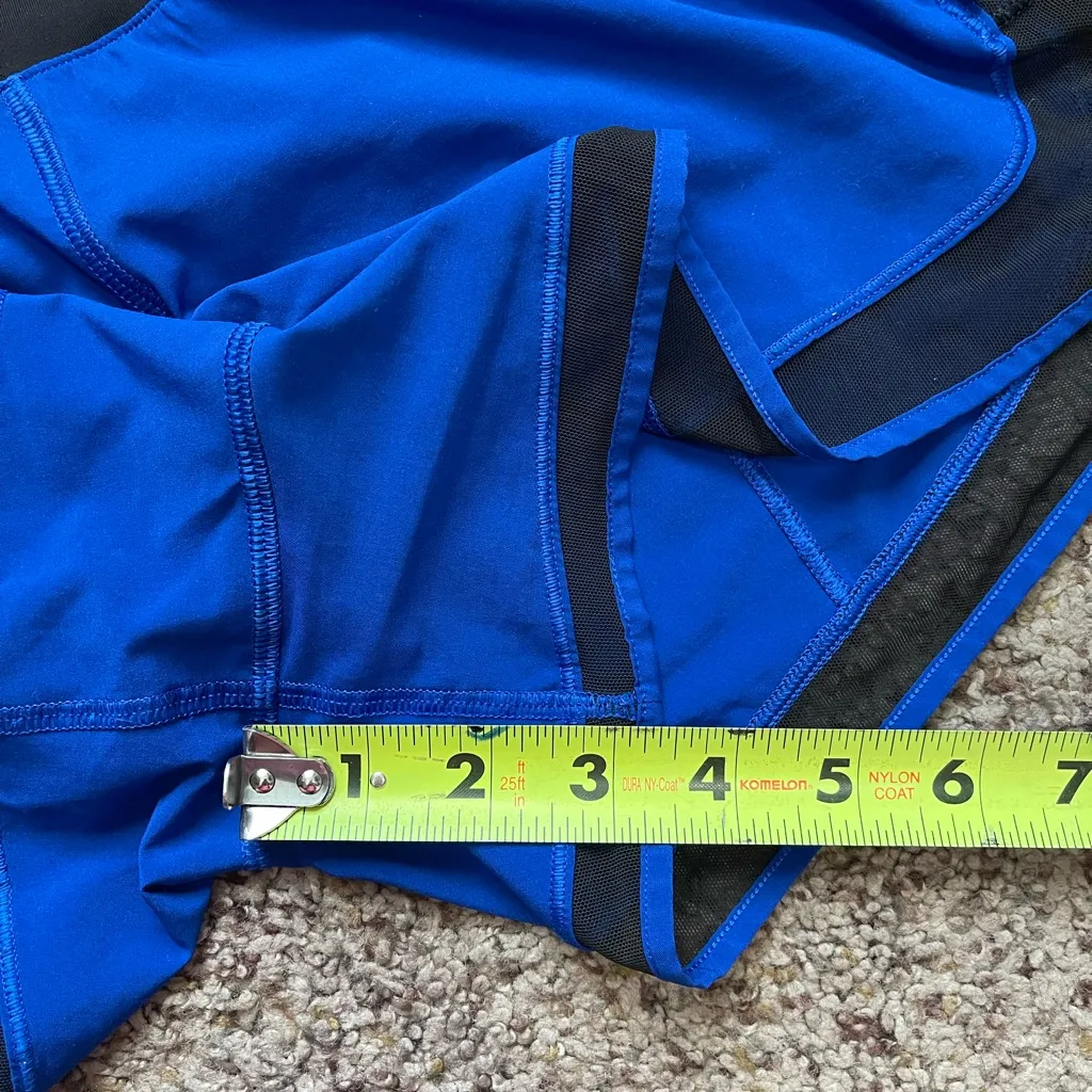 Lululemon Mind Over Miles Short 3.5" Jet Stream and Black size 6 - Image 11