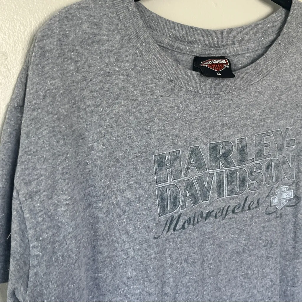 Harley-Davidson Heather Gray Women's Crop Top - Image 3