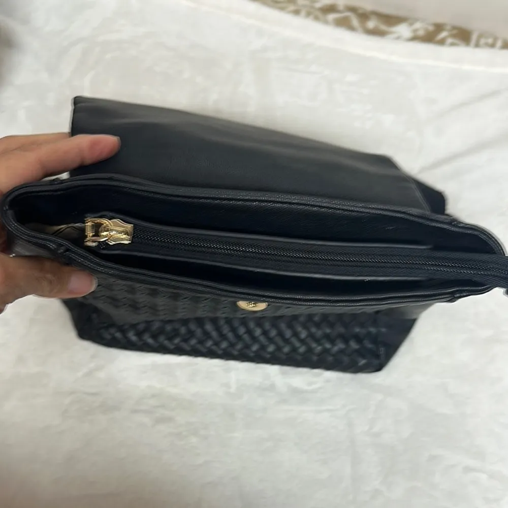 Moda Luxe  Black Weaved  Backpack - Image 13