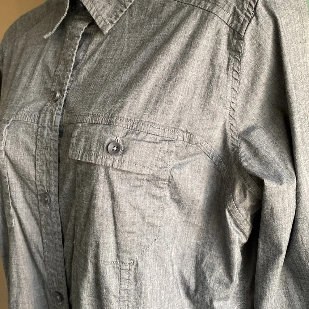 Arc’Teryx L grey long sleeve button down - Image 2