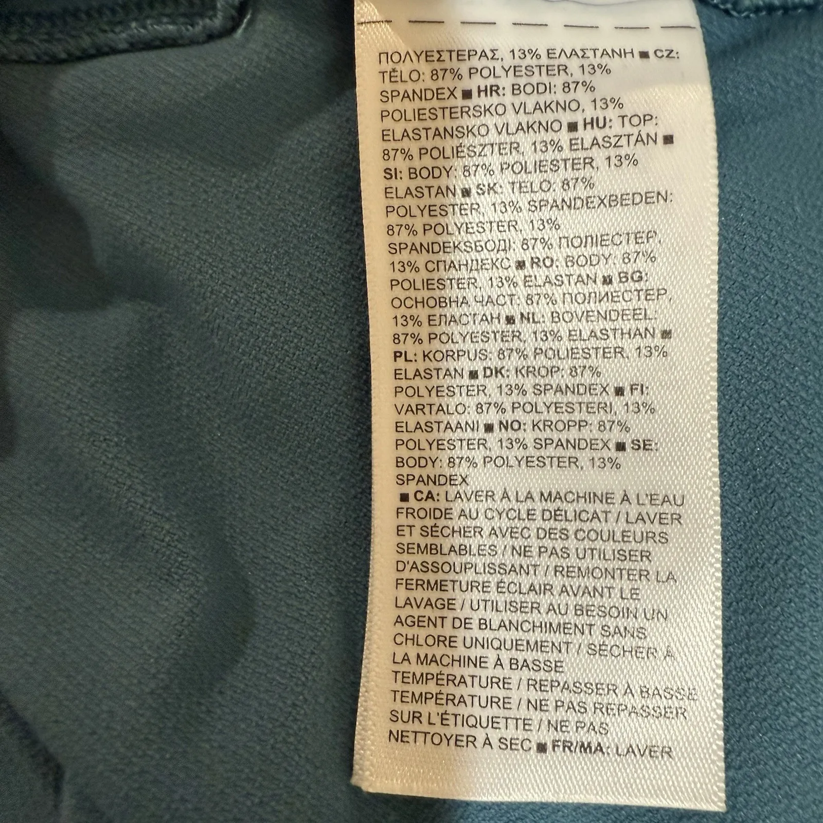 Athleta Sunchaser Tank Top Womens XS Teal Borealis Green Activewear Sleeveless - Image 6