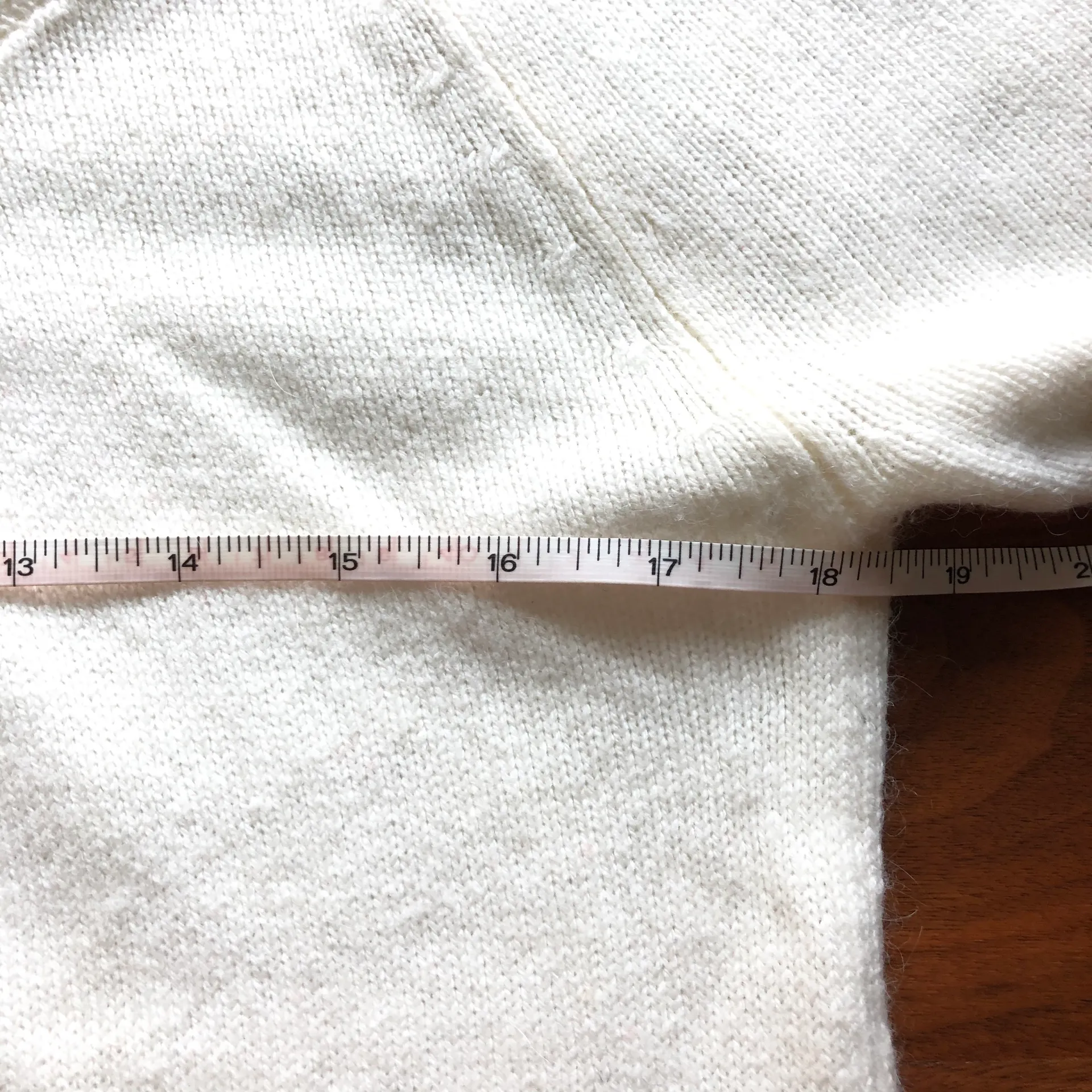 Cream Cable Knit Turtleneck Sweater White - Image 5