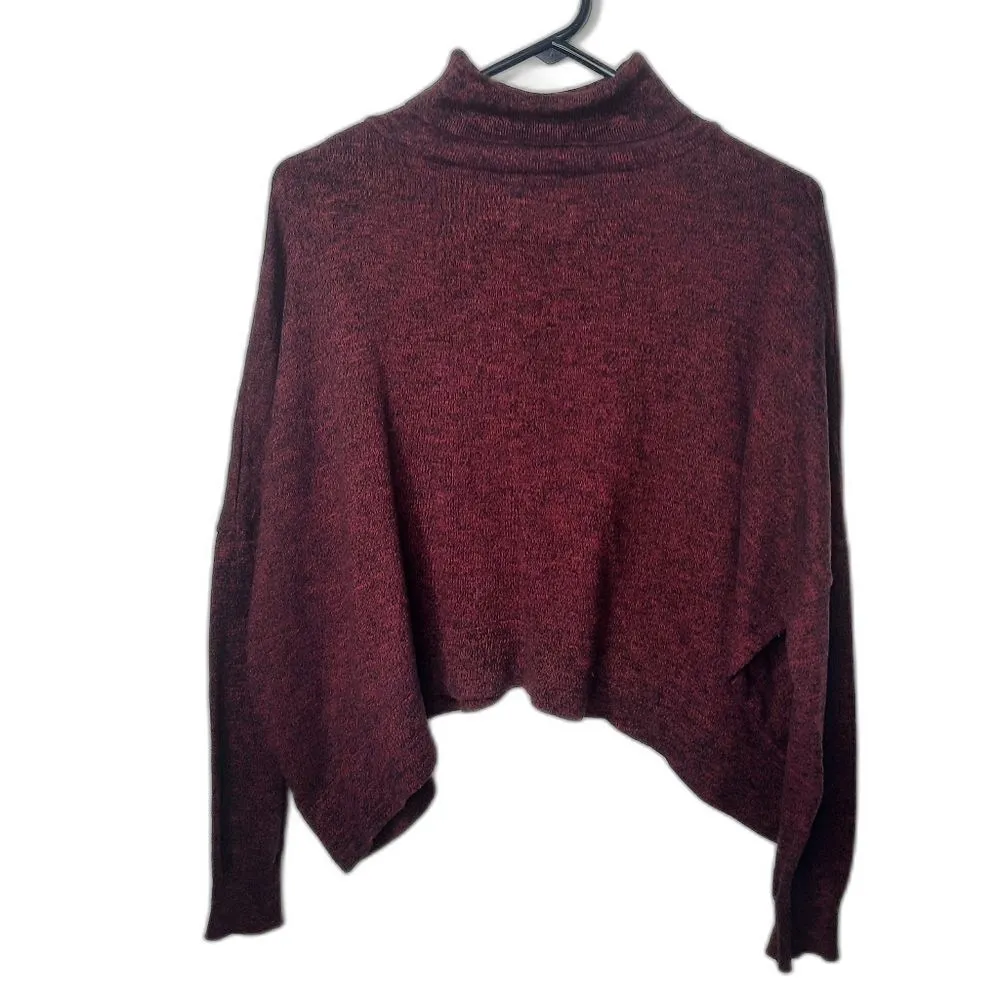 Knit Turtleneck Sweater Oversized Size Medium - Image 2