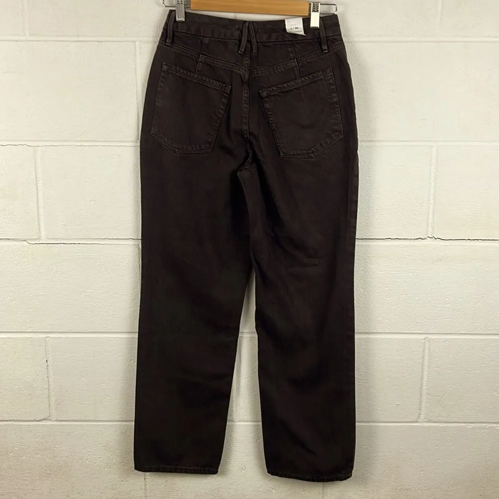 Good American women’s good 90s duster brown denim jean size 26 NWT - Image 2