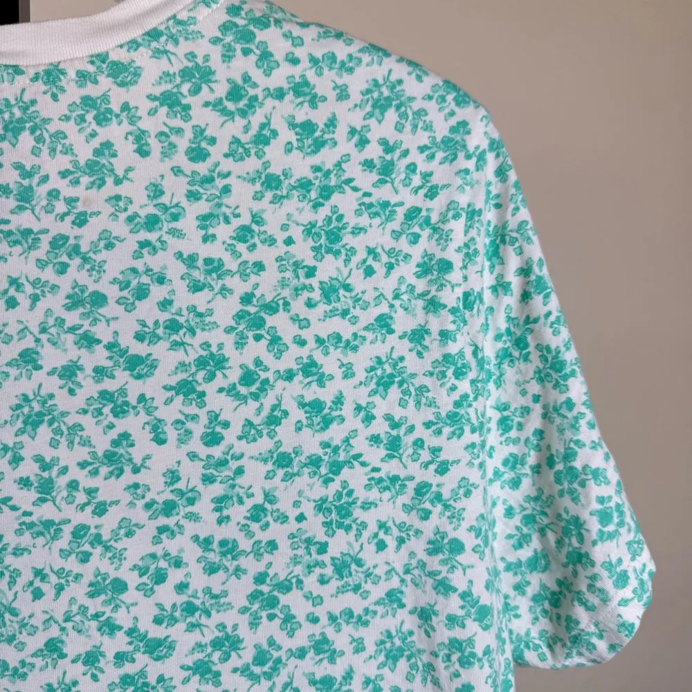 Levi’s Floral Tee White Green Cotton Y2K Soft Retro Logo Streetwear 90s XXL 2X - Image 7