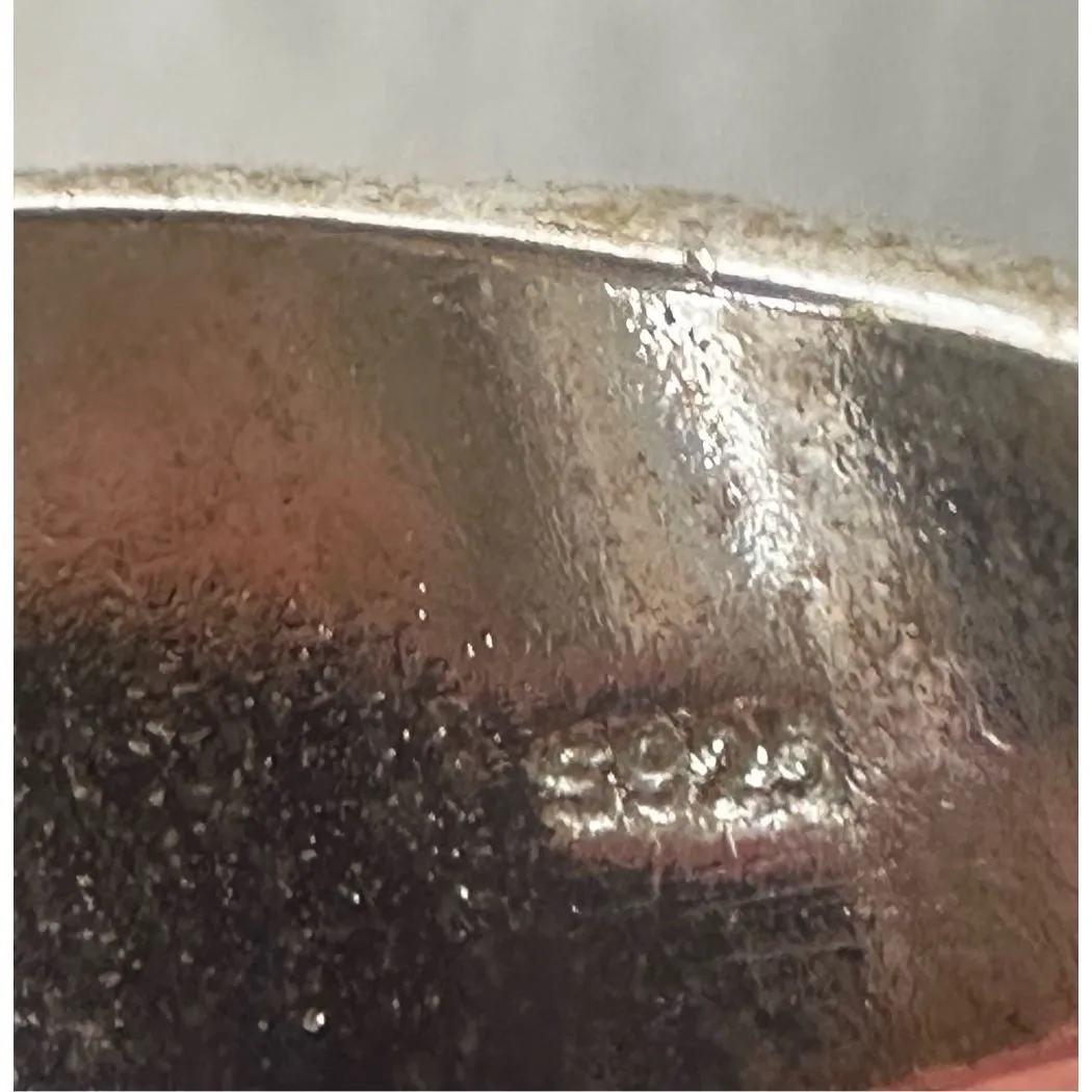 Retro Mod Flower open Band Ring Silver - Image 7