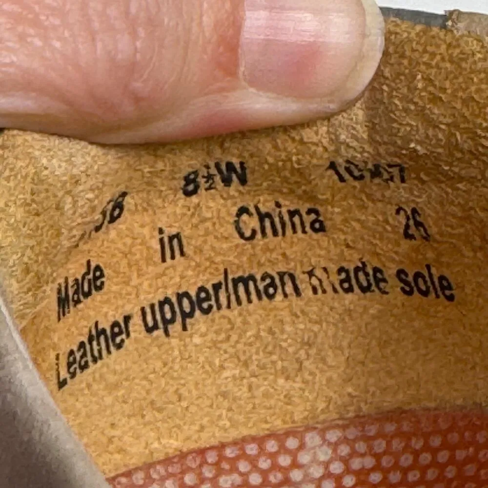 CLARKS UNSTRUCTURED 85158 Bone Leather Slip On Casual Comfort Shoes Size 8.5 W - Image 9