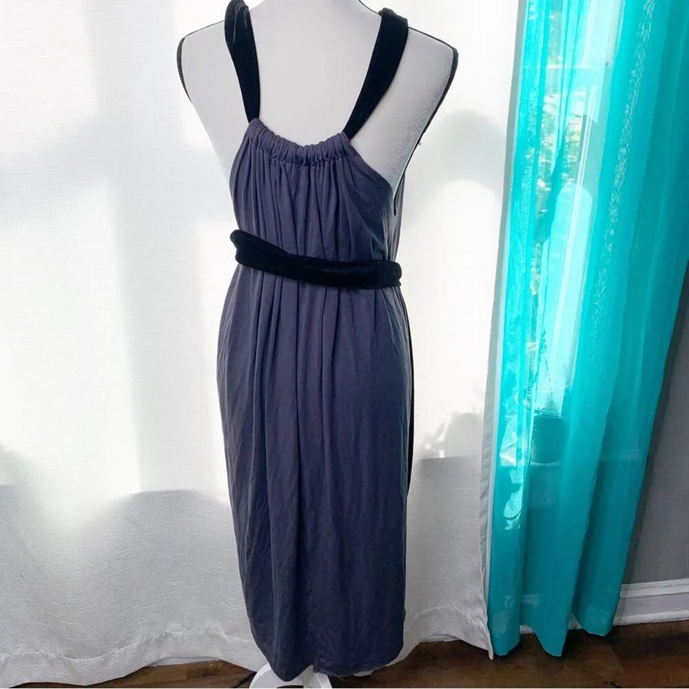 Rachel Pally gray halter‎ midi dress maternity friendly size small - Image 3