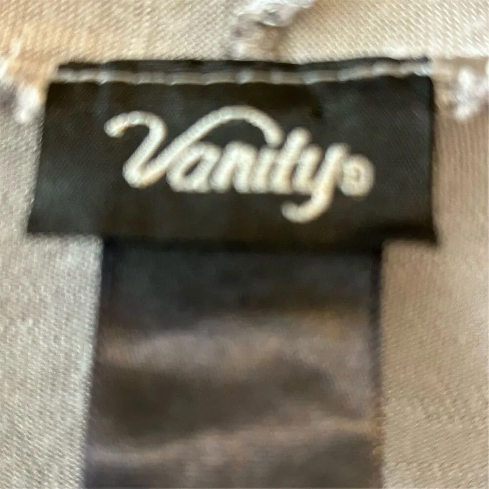 Vanity Women's Gray Open Front Cardigan with Lace Detail One Size Size undefined - Image 5