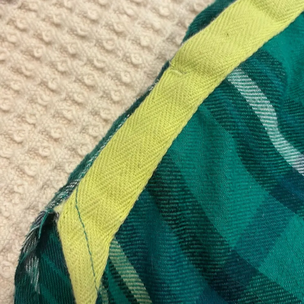 Green Plaid Flannel Shorts - Image 5