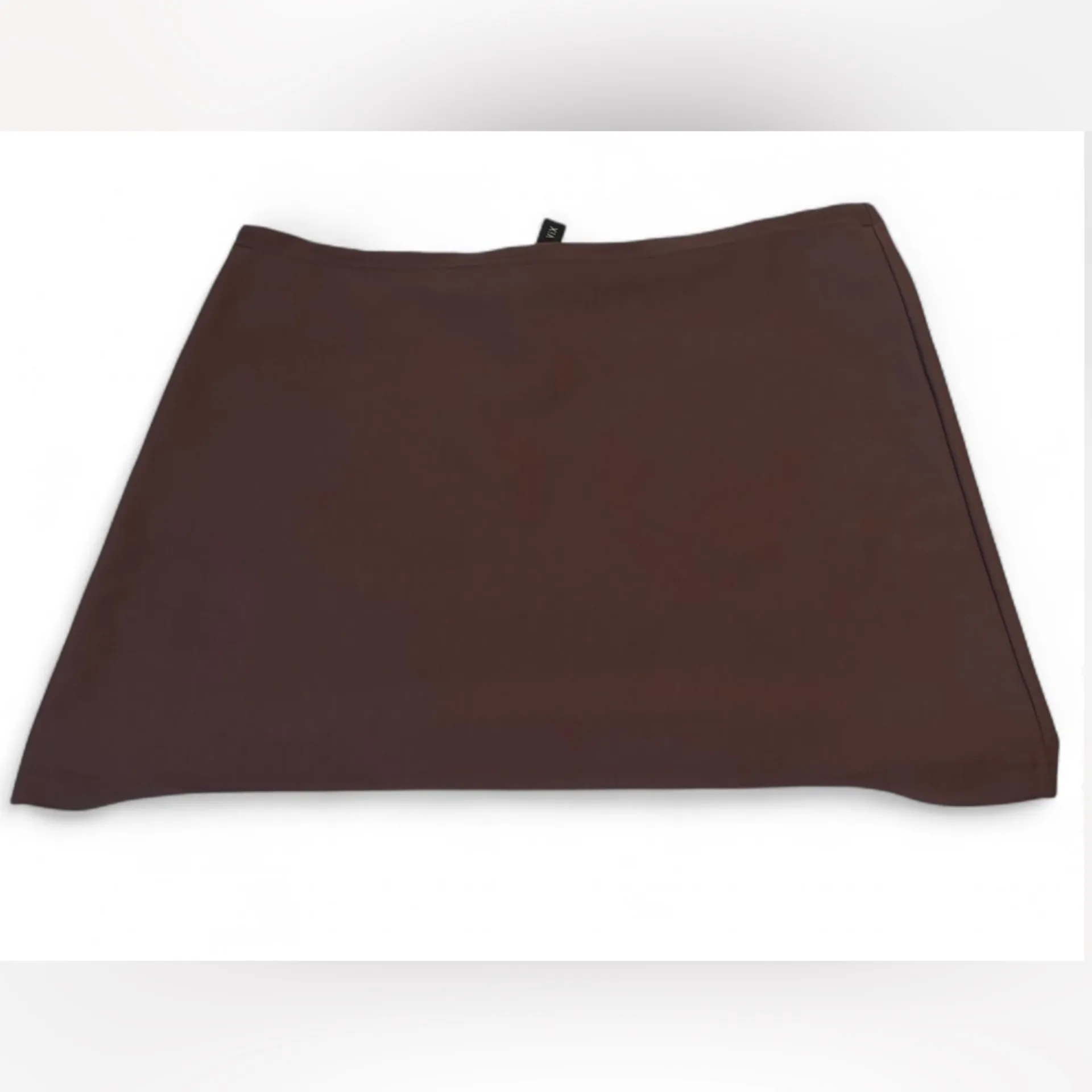 Vix Brown Mini Skirt with Black Accent Size undefined - Image 6