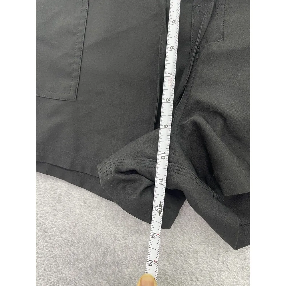 La Blanca Women's Swim Shorts Solid Black Lace Up Size Medium - Image 5