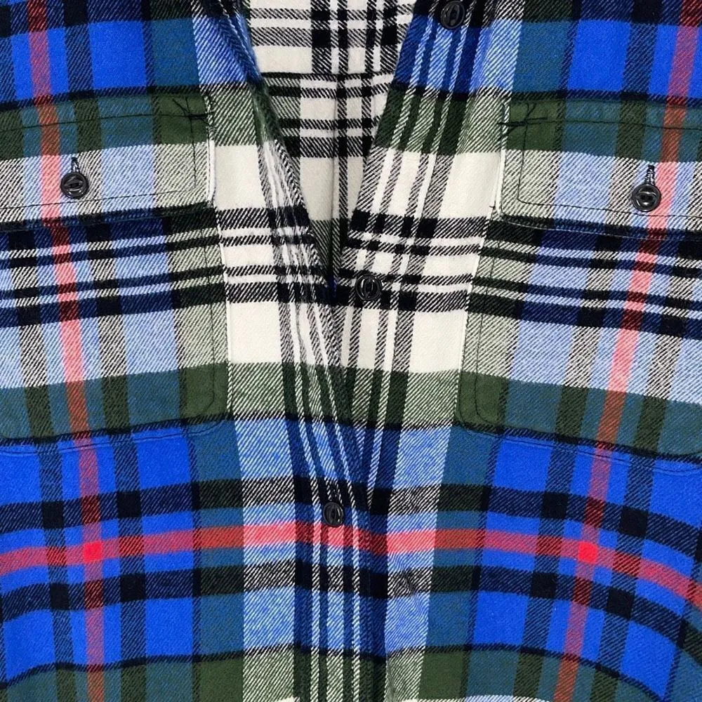 Madewell Flannel Ex-Boyfriend‎ Shirt in Larchmont Plaid Size XS - Image 3