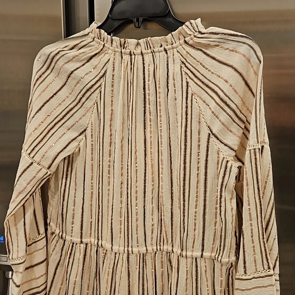 đź’•VERONICA BEARDđź’• Danica Metallic Dress ~ Natural Multi-Color XS NWT - Image 14