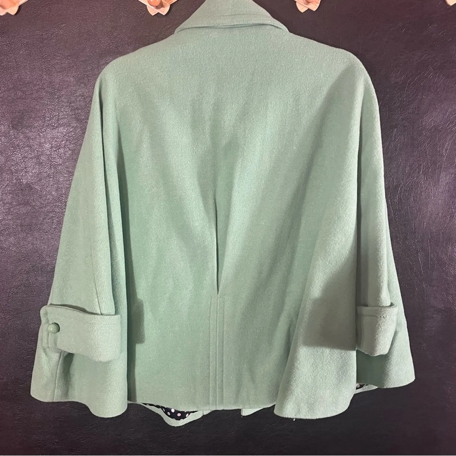 CAbi Mint Wool Blend Cape Size M/L‎ - Image 2