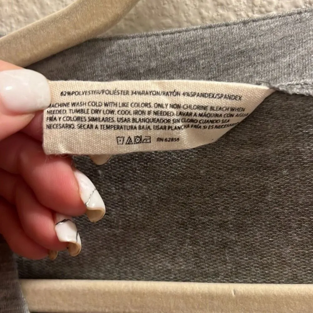 ✨HUE Wear Ever U R Lounge Elbow-Sleeve Sz XL Grey T-Shirt✨ - Image 6